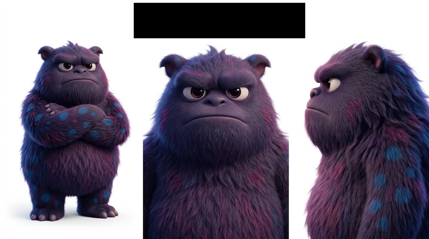 GRUMM — 3D animated character from the VADALEX children's series