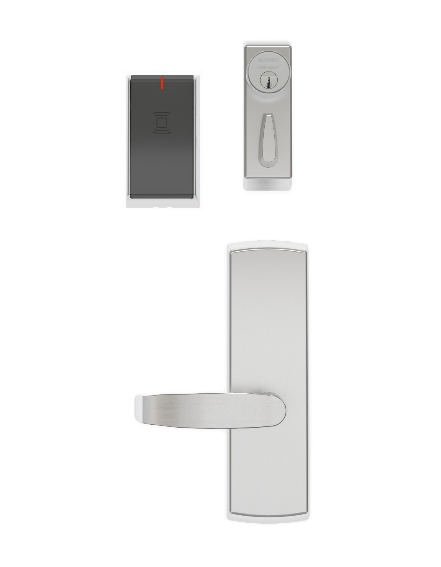 ASSA ABLOY IP-enabled lock hardware and reader