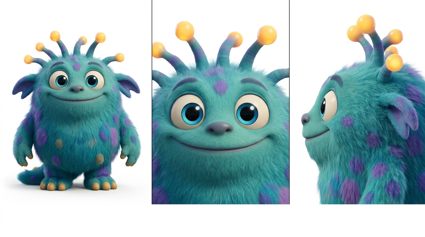 PUFF — 3D animated character from the VADALEX children's series